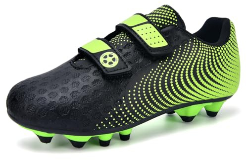 Chaussures de Football Garçon Enfant Chaussures de Sport Fille 28-37 EU | Chaussures D'entraînement Antidérapant Respirant Sportives Basses Baskets Extérieur Unsisexe