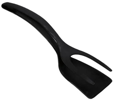 Spatola e Pinza 2 in 1,Impugnatura e Spatola Ribaltabile con Spazzola a Ribalta Spatola per Bistecca Multiuso Paletta da Cucina Pinza per Uova Frittelle Pesce Toast Frittata
