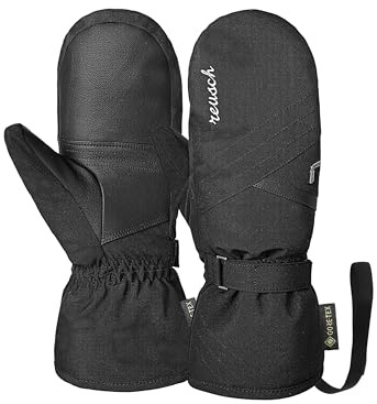 Reusch Alba Moufles pour Femme avec Membrane Gore-Tex & Touch-TEC – Gants de Ski imperméables avec Isolation TecFill, Softshell, Doublure MicroActive et Fonction Smartphone – Chauds, Respirants