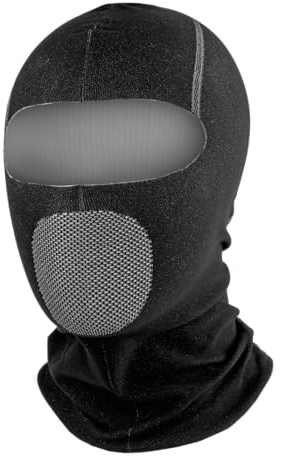 BIOTEX Passamontagna Limitless Termico e Traspirante per l'inverno, Senza Cuciture, Ideale per Ciclismo, MTB, Moto e Sport Invernali, Nero