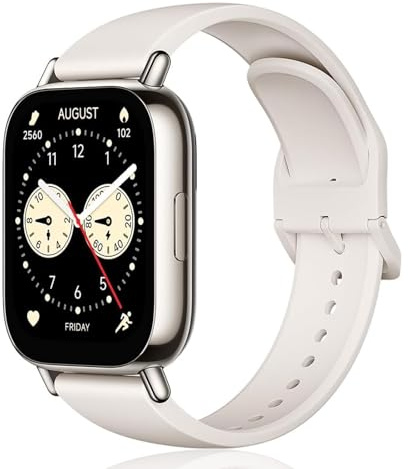 XIAOMI Redmi Watch 5 Lite, Montre Connectée avec écran AMOLED 1,96 pouces, Batterie 18 jours, GNSS Intégré, Appels Bluetooth, Étanchéité 5ATM, Plus de 150 Modes Fitness pour Montre Connectée, Or clair