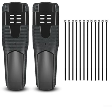 Paire de garde-boue de vélo 29 x 9 cm pour VTT, vélo de route, vélo de ville, protection contre les éclaboussures, en fibre de carbone PP, léger, pour les navetteurs et les amateurs de plein air
