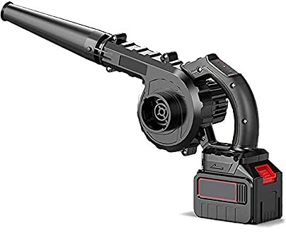 Sèche-Cheveux électrique, aspirateur de Jardin souffleur de Feuilles, souffleur de Feuilles sans Fil à Batterie Lithium Haute Puissance, (kit de dépoussiérage)