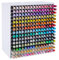 SANFURNEY Marker Pen Organizer Holder for 240 Markers, Craft Art Supply Storage Rack, Desktop Art Marker Pens Colored Pencils Holder Storage Case for Home Classroom Office