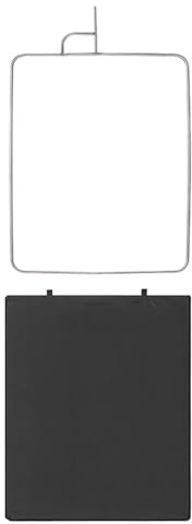 AsrMyjcx Difusor de luz Marco de Metal Absorbente de luz Difusor de Flash fotográfico Multifuncional no Reflectante Modificador de luz Tela difusora, Fondo de 76 X 91 Cm