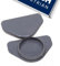 Grey Winged Hinge Hole Cover Caps 35mm - Kitchen Cabinets/Cupboard Doors (10)