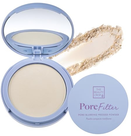 The Beauty Crop PoreFilter Pressed Powder - Blurs Pores & Controls Shine - Translucent Shade - 0.34 oz