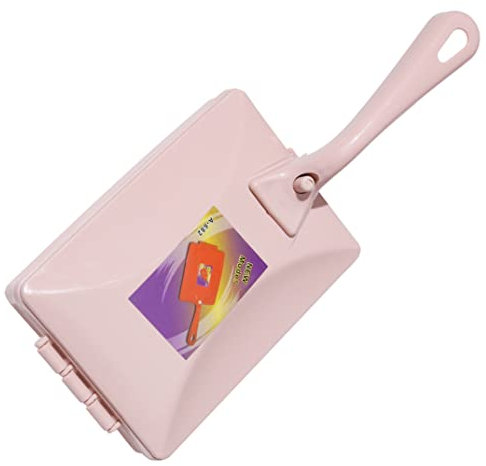 UWEOTYYY Teppichabfälle Bürstenbürste Doppelroller-Sofa-Kehrmaschine Handheld-Reinigungspuktorte Teppich-Trümmer, Doppelrollerreinigung, Staubstaub, Sofa-Kehrmaschine