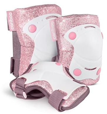 Cariboo Protection Roller Enfant Équipement De Protection pour Vélo Trottinette Rose Ballerina