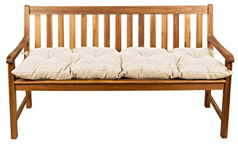 Gutekissen Cuscino per panchina Cuscino per sedia Hollywood Swing Garden LS (100x40, Crema)