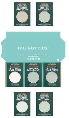 Rust-Oleum Kitchen Wall Paint in Matt Finish – Fresh Greens Tester Box