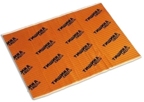 Superauto hi-fi Isolante Insonorizzante per auto 1 foglio 700 x 500 x 2 mm confezione bulk, Fonoassorbente, isolamento Acustico Smorzamento Vibrazioni