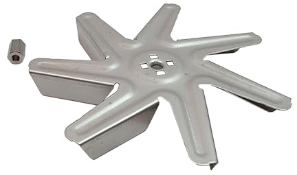 SOS - Accesorio de hélice con tuerca 150X18 mm para horno, estufa 00650472, 00600434 BLAUPUNKT, BOSCH, JUNKER, NEFF, SIEMENS, VIVA