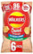 Walkers Baked Crisps Multipack, 6 x 22g, Sea Salt, Cheese & Onion, Salt & Vinegar, 96 kcal, 50% Less Fat, Suitable for vegetarians