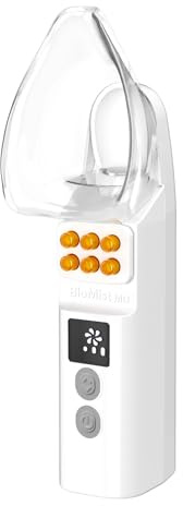 NASALFRESH MD - BioMist MD Handheld Steam Inhaler - Sinus Mist Machine for Congestion, Cold & Relief - Personal Vaporizer with Adjustable Mist
