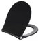 Pressalit Sway Uni WC-Sitz mit Absenkautomatik, Schwarz