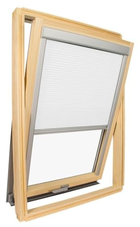 Isolierendes Dachfensterrollo von Avosdim – Kompatibel mit Velux-Fenstertypen, Weiß, Code 7 oder 804 oder U04