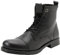 JACK & JONES Jfwshaun-Stivale in Pelle, Stivaletti Stringati Uomo, Antracite, 46 EU