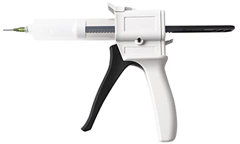 Leopacat Pistola Dispensadora 30ML, Pistola Pegamento con Mango Solo Tubo para Presionar Exprimir,Pegamento Epoxi Pistola Prensa Adhesiva Pistola Calafateo Dispensador para Pegamento AB Mixto 1:1/2:1