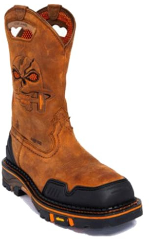 Cachorro 1 Paio di Stivali da Uomo Versatili di Moda Autunno/Inverno, Scarpe da Uomo Ritagliate Ricamate A Punta Tonda Rialzate, Costumi da Ciclismo All'aperto, Marrone,Marrone,46