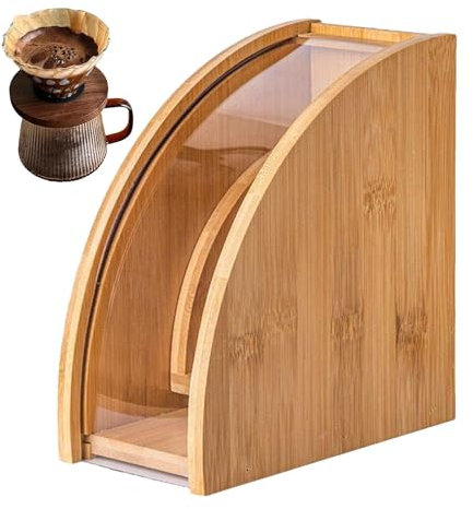 Porte-Papier Filtre À Café, Support De Stockage De Papier À Café, Support de récipient en papier polyvalent, support de papier filtre à café,Conteneur Portable de stockage de papier de café