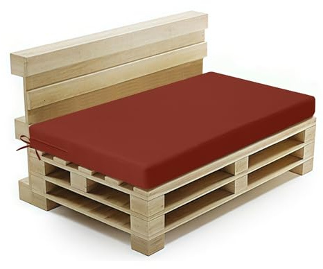 PRIMEPATIO Cuscino per pallet da esterni, per mobili da terrazza, cuscini e imbottitura, impermeabile e non scolorisce, di ricambio per divano con pallet, per pallet, cortile, giardino, terrazza, 120