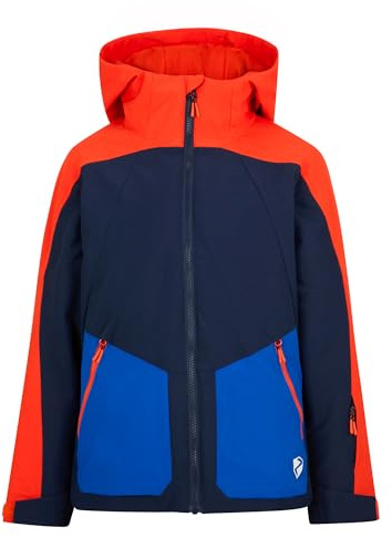ZIENER Jungen ARNU-Z Ski-Jacke/Winterjacke | warm, atmungsaktiv, wasserdicht, Dark Navy, 164 cm