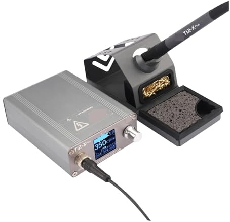 Lödstation, T12-X PLUS Lödstation Elektronisk Lödkolv Med T12-Spetsar for PCB-reparation Mobilkortssvetsning Reparationsverktyg