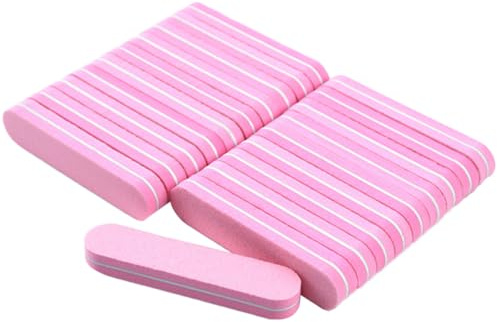 LIFKOME 20 Lime per Unghie a Doppia Faccia Mini Blocco Tampone per Lucidatura Unghie Acriliche Lime la Cura e Modellatura Strumento Manicure per Nail Art Fai da Te e Saloni