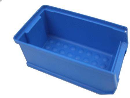 Stapelboxen 175x100x75 mm Gr. 2 blau Sichtlagerbox Lagerbox Schraubenboxen Made in Germany 30 Stück Business