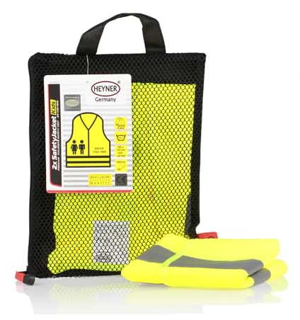 HEYNER® Kinder Warnweste 2 Stück gelb
