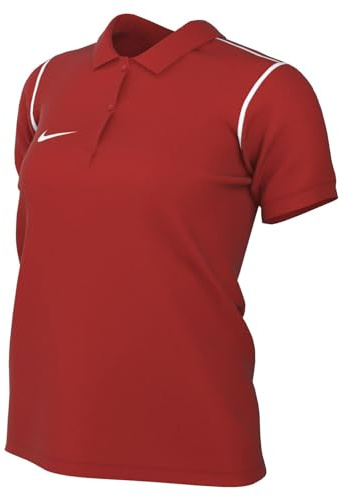 Nike W NK DF Park20 Top SS Haut à Manches Courtes, Rouge/Blanc, s Femme
