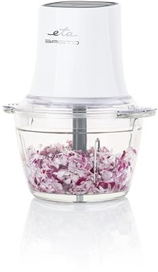 ETA Hachoir Basto II - Hachoir universel - Électrique - 400 W - Couteau en titane à quatre lames BlendeX de qualité supérieure - 2 vitesses - Hache, hache, mixe