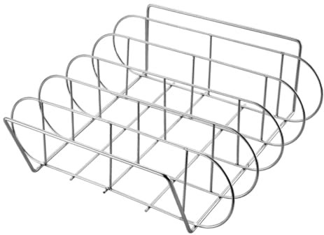 ORFOFE Grilles À Côtes Outil De Barbecue Portable En Acier Inoxydable Pour Une Utilisation Sûre Et Sûre