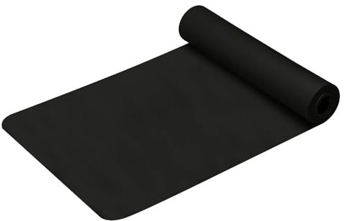 Yogamatte 173 x 58 x 0.4 cm Gymnastikmatte Sportmatte Rutschfest EVA Fitnessmatte Trainingsmatte Sport Turn Matten Pilates Matte für Yoga Pilates Training Gym (Schwarz)