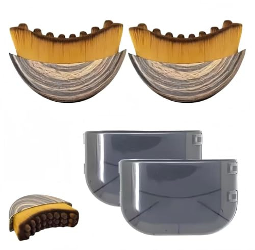 LeGeYo Lot de 2 brosses visage à sec Réduit les gonflements Drainage lymphatique Nettoyage doux Peau sensible Quotidien et voyage