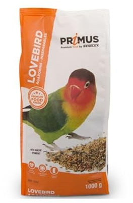 Primus Aliment Premium Complet pour Inséparables, Mélange de Graines, 1kg