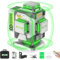 Huepar Pro Laser Level Selbstnivellierendes 4 x 360° Lasermessgerät mit hoher Genauigkeit, 4D Grüner Laser für Bauarbeiten, 8000mAh wiederaufladbarer Li-Ionen-Akku, Fernbedienung und Hartschalenkoffer
