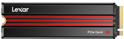 Lexar EQ790 SSD 2To avec dissipateur Thermique, M.2 2280 PCIe Gen4x4 NVMe 1.4 SSD Interne, Jusqu'à 7000 Mo/s en Lecture, pour PS5, PC et Les Joueurs