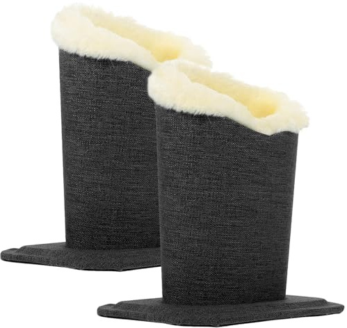 JOINPAYA Porta Occhiali da Tavolo 2 Pezzi Nero, Supporto Porta Occhiali Decorativo Multifunzione per Ufficio e Camera, Design Moderno e Creativo