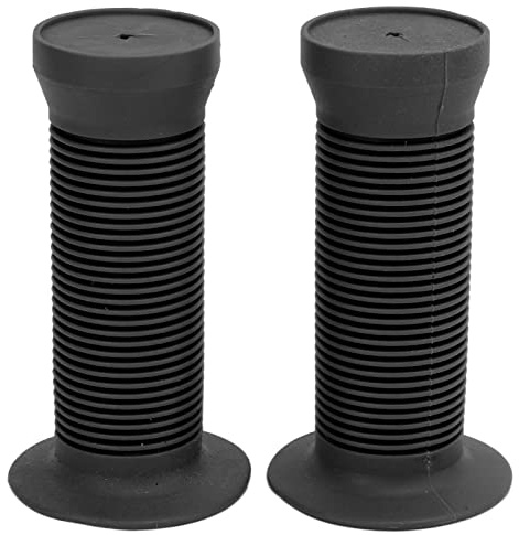 Jxngery Empuñadura de Bicicleta para niños Empuñaduras de Manillar de Bicicleta Impermeables Antideslizantes para Bicicleta para niños (Negra)