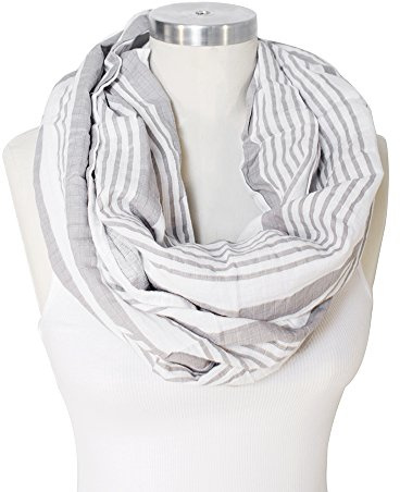 Bebe au Lait Premium Muslin Nursing Scarf, 100% Cotton Breathable & Lightweight, Stylish & Discreet for Breastfeeding - Metropolitan