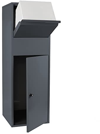 Buzón para paquetería doméstico De pie Antracita Paquetes S y L Correspondencia Cartas Correo Paquet