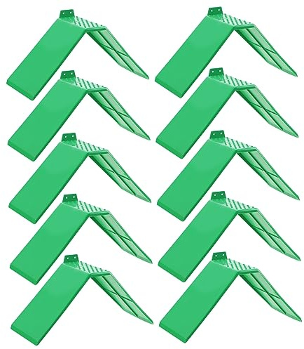COLLBATH 10pcs Pigeon Rest Stand Lightweight Bird Perches for Pigeons Parrots More Plastic Perch for Bird Dwelling Easy to Install Resting Random Style
