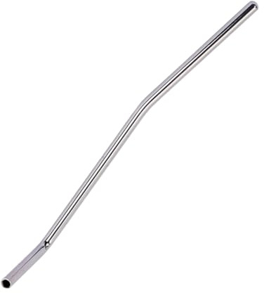 Ipetboom Levier de Manivelle Creux en Métal Argenté pour Guitare Électrique Barre Guitare Compatible Systèmes Tremolo Accessoire Léger et Portable pour Effet