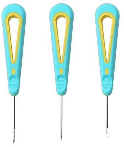3 Aguja Perforadora para Hacer Velas DIY, Herramienta Mecha Moldes Silicona