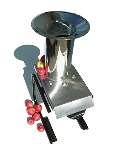 YERD Obsthäcksler Edelstahl OME 500 Fruit Shark, 1,6 kW, Häcksel-Leistung 500 kg/Std., inkl. Auffangbehälter, 230V, Made in Europe