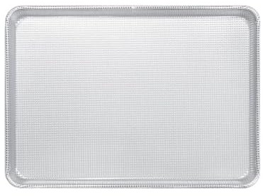 Full Size 16 Gauge Fully Perforated Sheet Baking Pan Wire in Rim Aluminum Bun Pan Professional Commercial and Industrial Grade