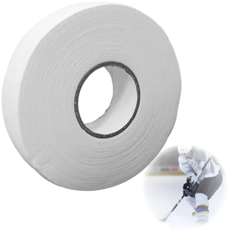 Nastro Adesivo Multisport per Hockey, Tennis e Altri Sport - Nastro di Presa Antiscivolo e Assorbente, Ideale per Bastoni e Racchette, Resistente all'Acqua, 25m x 2.5cm