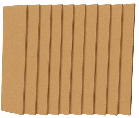 FORTUNATO Lastra Sughero 100x50 cm Sp. 3 mm Resistente Anti Umidità Muffa Condensa Antistatico Fonoassorbente Isolamento Protezione (10)